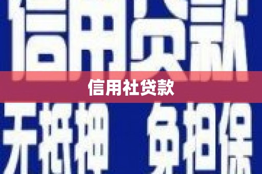 北仑信用社贷款