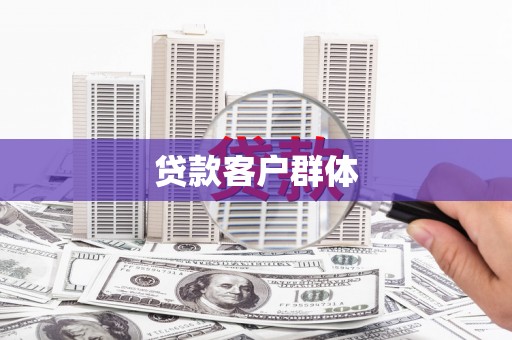 盐田贷款客户群体