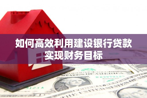 察雅如何高效利用建设银行贷款实现财务目标