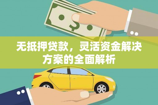 汕尾无抵押贷款，灵活资金解决方案的全面解析