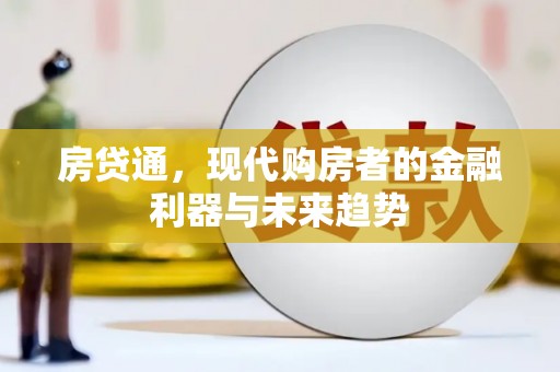 嘉禾房贷通，现代购房者的金融利器与未来趋势