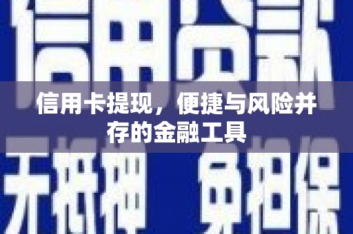 宣威信用卡提现，便捷与风险并存的金融工具