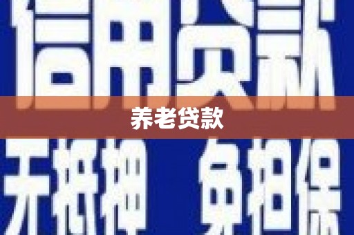 九台养老贷款