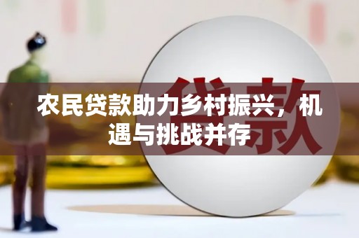 洋县农民贷款助力乡村振兴，机遇与挑战并存
