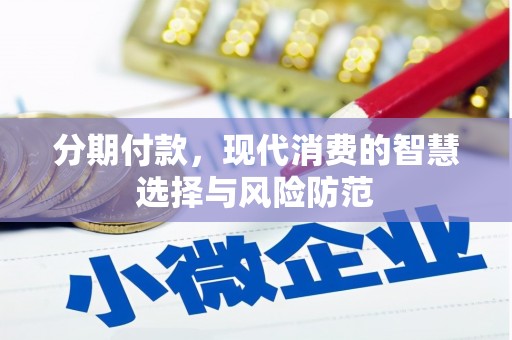 夏邑分期付款，现代消费的智慧选择与风险防范