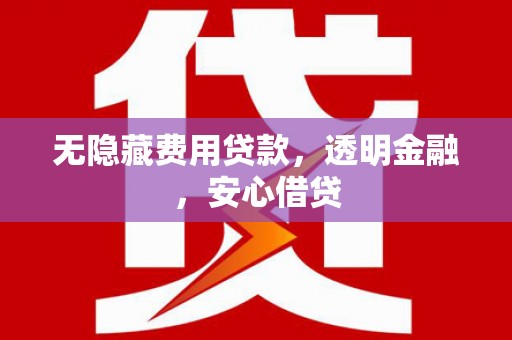 丽水无隐藏费用贷款，透明金融，安心借贷