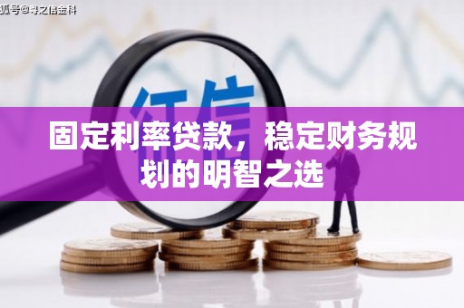高要固定利率贷款，稳定财务规划的明智之选
