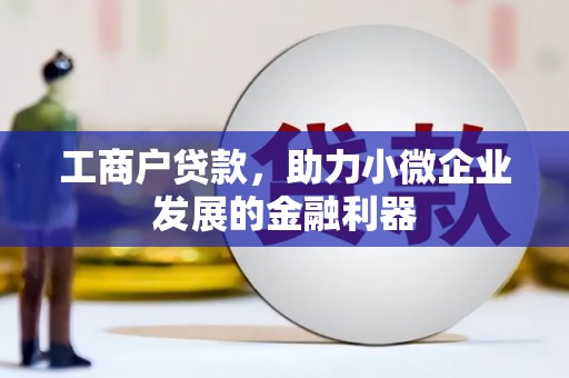 金华工商户贷款，助力小微企业发展的金融利器