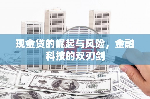 银川现金贷的崛起与风险，金融科技的双刃剑