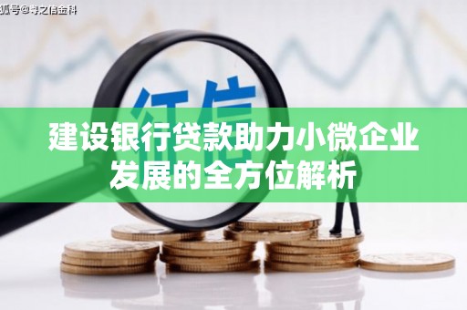 江海建设银行贷款助力小微企业发展的全方位解析