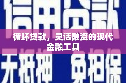 青山湖循环贷款，灵活融资的现代金融工具