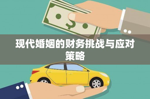 全椒现代婚姻的财务挑战与应对策略