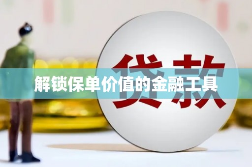 金溪解锁保单价值的金融工具