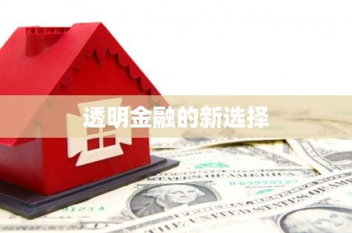澎湖透明金融的新选择